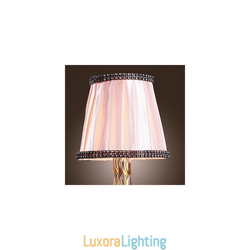 Designer Touch Decorative Elegant Crystal Wall Light in Pink