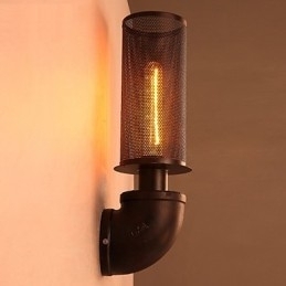 Designer Touch Decorative Restore Ancient Ways Wrought Iron Loft Creative Wall Lamp Lights