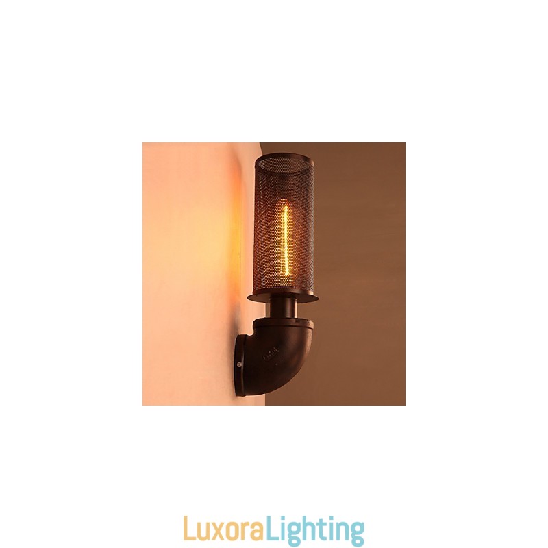 Designer Touch Decorative Restore Ancient Ways Wrought Iron Loft Creative Wall Lamp Lights