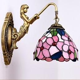 Designer Touch Decorative European Contracted Rural Creative Wrought Iron Wall Lamp Lights