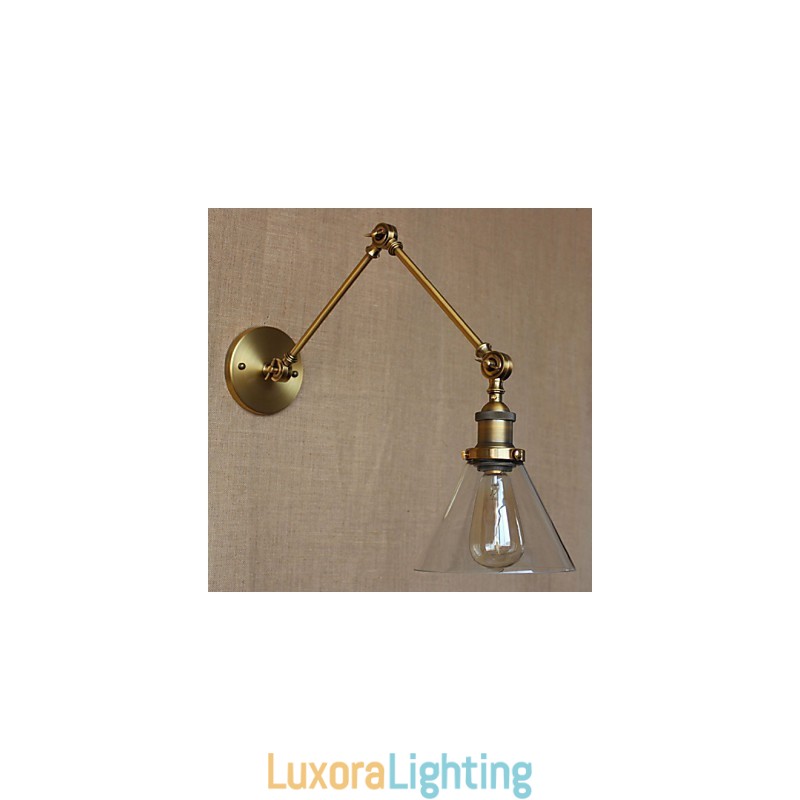 Designer Touch Decorative Industrial Style Retro Vintage Stores Bedroom Modern Church Hall Decorated Bronze Wall Sconce