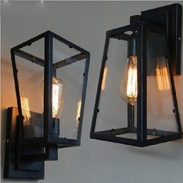 Designer Touch Decorative Wind Industry Aisle Quality Retro Wall Lamp Wall Lron Light With