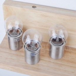 Designer Touch Decorative Mini Style Wall Sconces with Glass Shades Modern Contemporary Wood Bamboo Wall Light