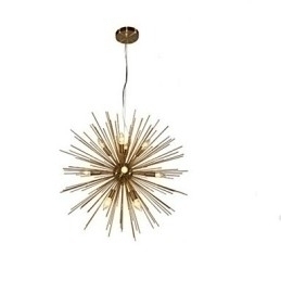 Designer Touch Decorative Retro Imitation Copper Creative line 12 Chandelier