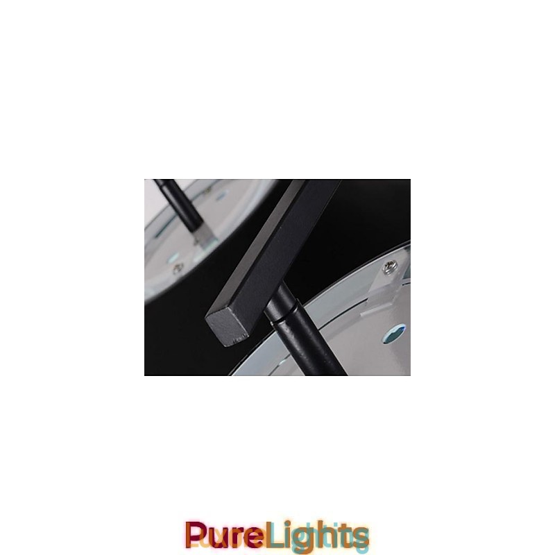 Designer Touch Decorative Flush Mount 3 Lights Metal Acrylic Simple Modern