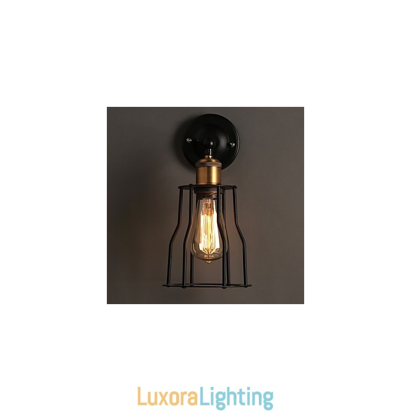 Designer Touch Decorative Creative The Head Of A Bed Titanium Metal Wall Lamp Light