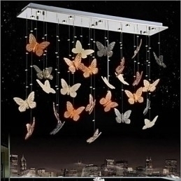 Designer Touch Decorative Lamp Pendant Butterfly Crystal Lamp