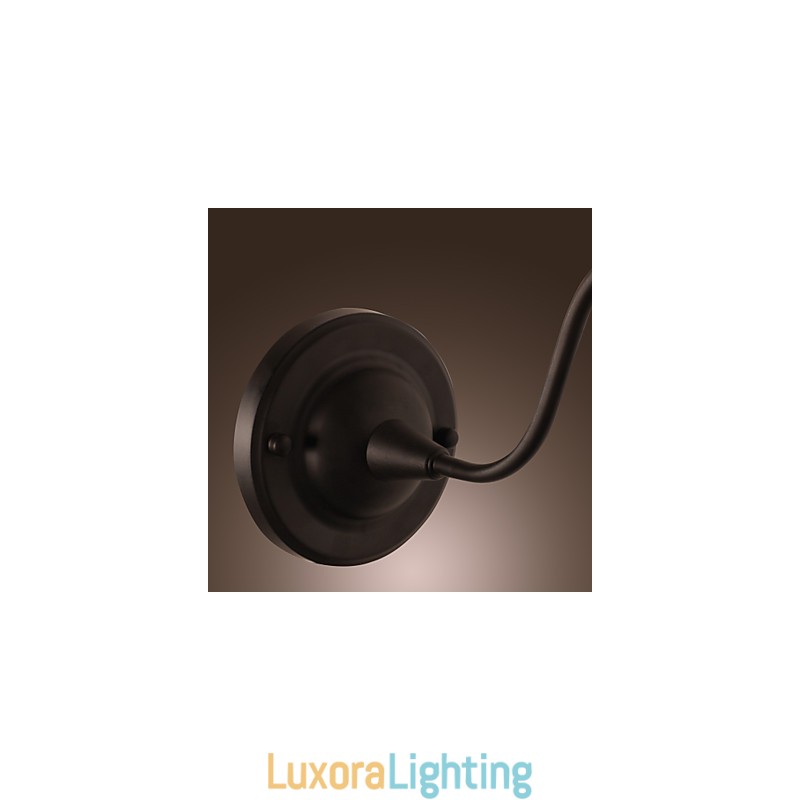 Designer Touch Decorative Artistic Wall Light with Retro Metal Shade and Bracket