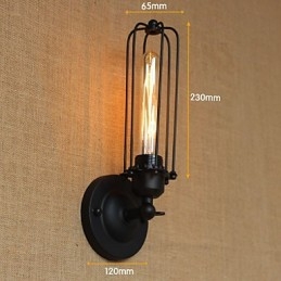 Designer Touch Decorative Retro Minimalist Industrial Bedside Aisle Stairs Balcony Wall Sconce