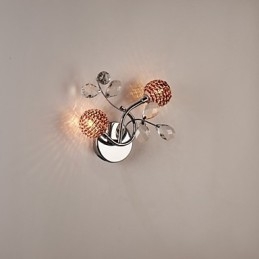 Designer Touch Decorative Wall Sconces Crystal Mini Style Modern Contemporary Metal