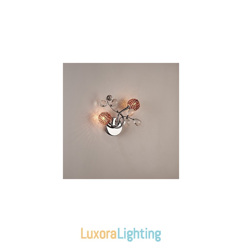 Designer Touch Decorative Wall Sconces Crystal Mini Style Modern Contemporary Metal