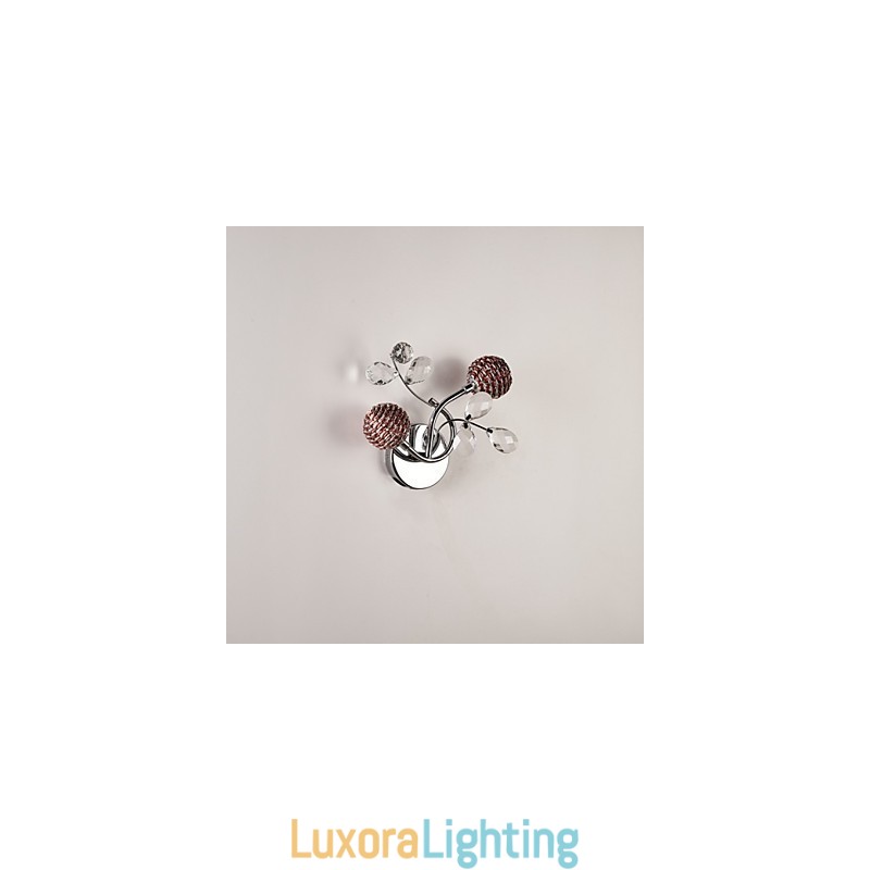 Designer Touch Decorative Wall Sconces Crystal Mini Style Modern Contemporary Metal