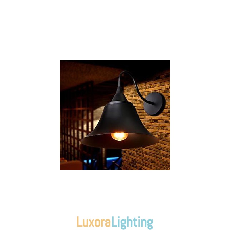 Designer Touch Decorative American Country Iron Cap Wall Lamp Wrought Iron Wall Lamp Archaize Srestoring Ancient Ways