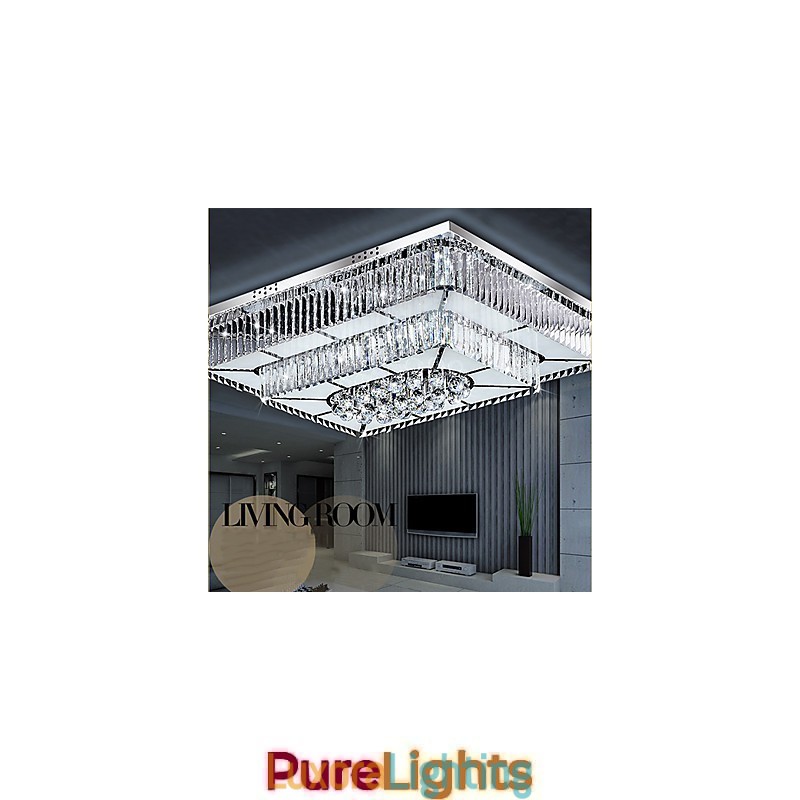 Designer Touch Decorative Modern Contemporary Glass Flush Mount