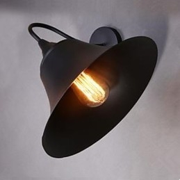 Designer Touch Decorative American Country Iron Cap Wall Lamp Wrought Iron Wall Lamp Archaize Srestoring Ancient Ways