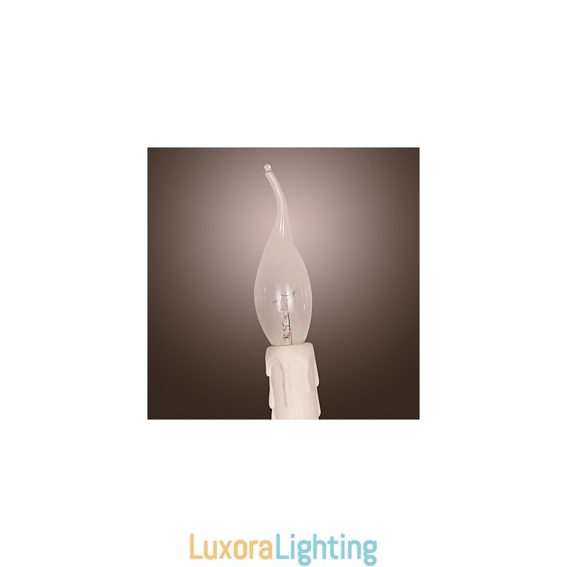 Designer Touch Decorative Crystal Wall Light with 2 Lights in Candle Bulb