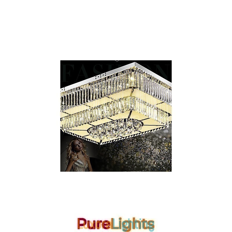 Designer Touch Decorative Modern Contemporary Glass Flush Mount