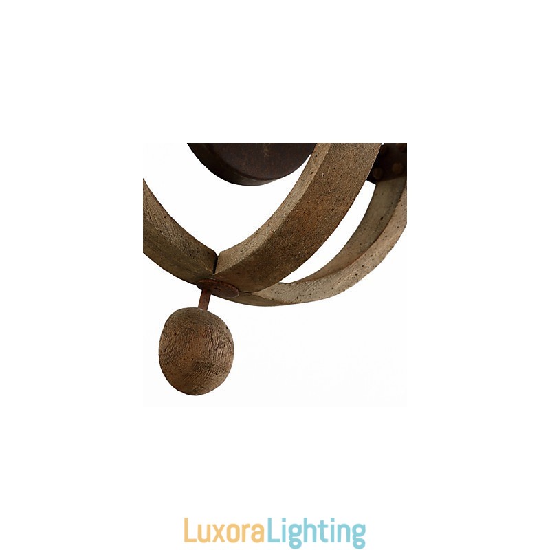Designer Touch Decorative Mini Style Wall Sconces Rustic Lodge Wood Bamboo