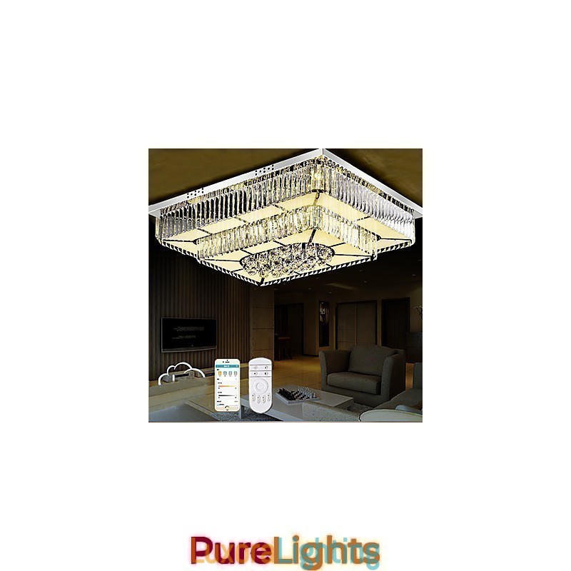 Designer Touch Decorative Modern Contemporary Glass Flush Mount