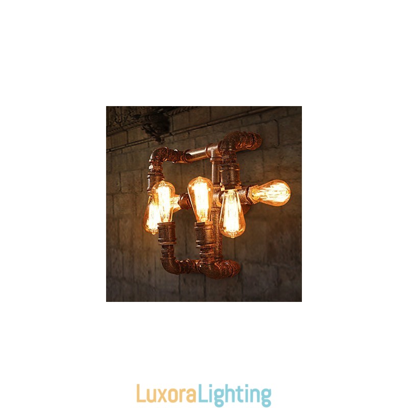 Designer Touch Decorative Retro Bar Iron Wall Sconces Mini Style Rustic Lodge Metal