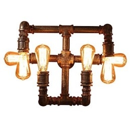 Designer Touch Decorative Retro Bar Iron Wall Sconces Mini Style Rustic Lodge Metal