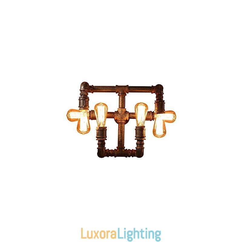 Designer Touch Decorative Retro Bar Iron Wall Sconces Mini Style Rustic Lodge Metal