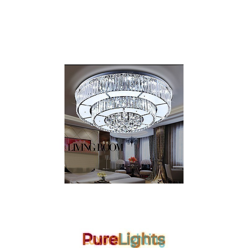 Designer Touch Decorative Modern Contemporary Glass Flush Mount