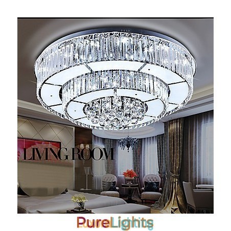 Designer Touch Decorative Modern Contemporary Glass Flush Mount