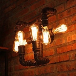 Designer Touch Decorative Retro Bar Iron Wall Sconces Mini Style Rustic Lodge Metal