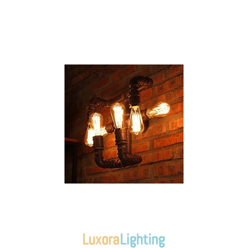 Designer Touch Decorative Retro Bar Iron Wall Sconces Mini Style Rustic Lodge Metal