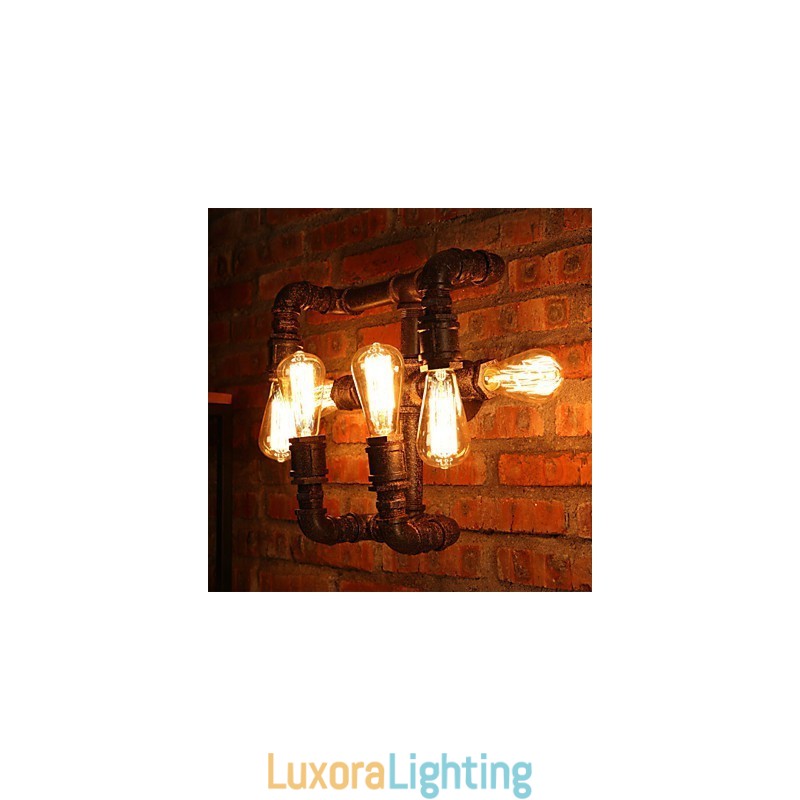 Designer Touch Decorative Retro Bar Iron Wall Sconces Mini Style Rustic Lodge Metal