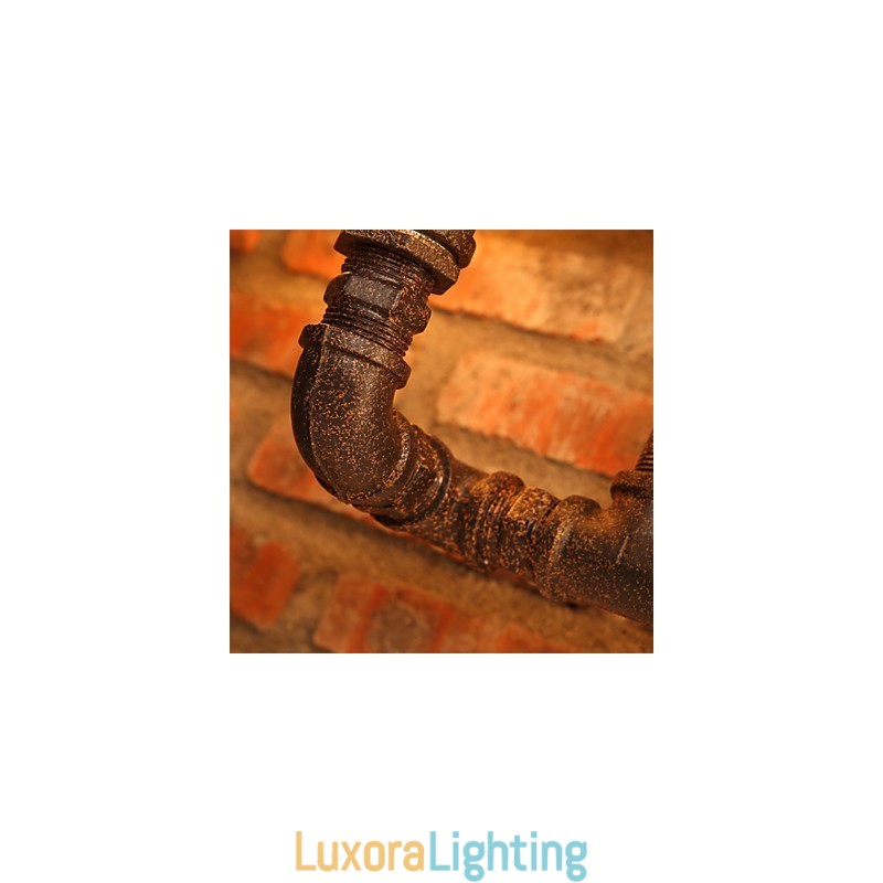 Designer Touch Decorative Retro Bar Iron Wall Sconces Mini Style Rustic Lodge Metal