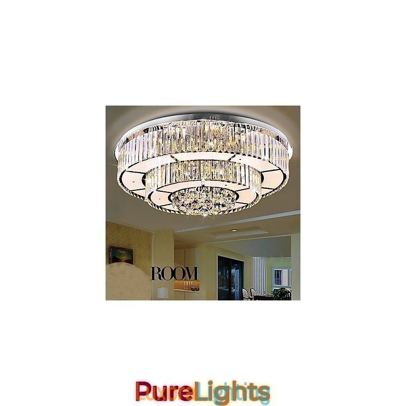 Designer Touch Decorative Modern Contemporary Glass Flush Mount