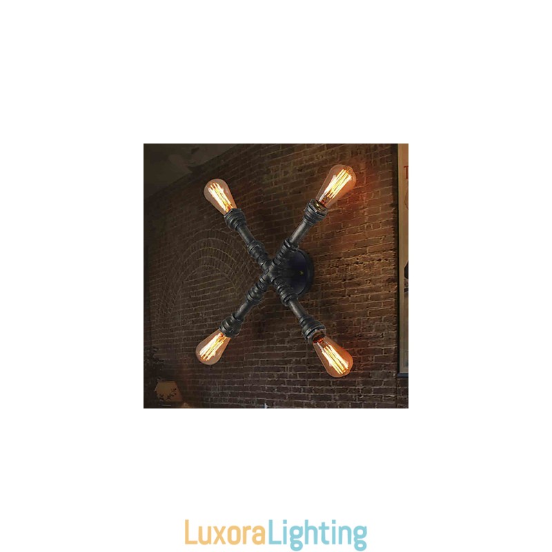 Designer Touch Decorative Wall Sconces Mini Style Rustic Lodge Metal