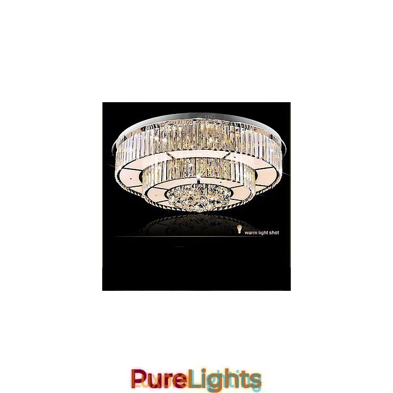 Designer Touch Decorative Modern Contemporary Glass Flush Mount