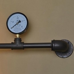 Designer Touch Decorative Wall Sconces 5 Light Water Pipe Iron Mini Style Industrial Style Country Metal