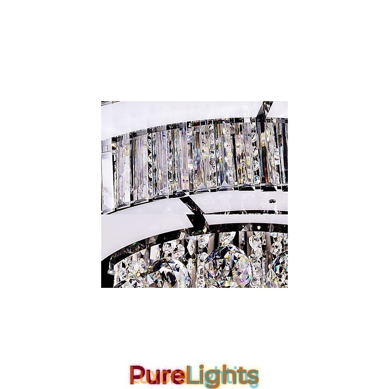 Designer Touch Decorative Modern Contemporary Glass Flush Mount