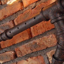 Designer Touch Decorative Wall Sconces Mini Style Rustic Lodge Metal