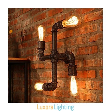 Designer Touch Decorative Retro Bar Iron Wall Sconces Mini Style Rustic Lodge Metal