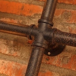 Designer Touch Decorative Retro Bar Iron Wall Sconces Mini Style Rustic Lodge Metal