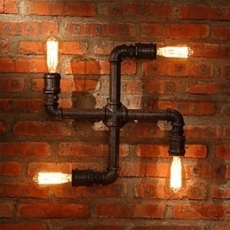 Designer Touch Decorative Retro Bar Iron Wall Sconces Mini Style Rustic Lodge Metal