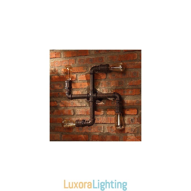 Designer Touch Decorative Retro Bar Iron Wall Sconces Mini Style Rustic Lodge Metal