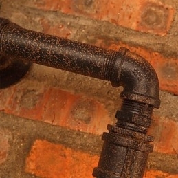 Designer Touch Decorative Retro Bar Iron Wall Sconces Mini Style Rustic Lodge Metal