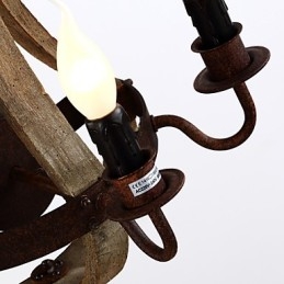 Designer Touch Decorative Vintage Amercian Rustic Wooden Wall Wine Barrel Lamp Liviing and Bedroom Lamp