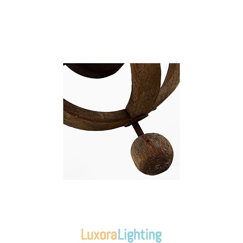 Designer Touch Decorative Vintage Amercian Rustic Wooden Wall Wine Barrel Lamp Liviing and Bedroom Lamp