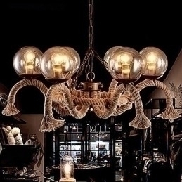 Designer Touch Decorative Chandelier Mini Style Vintage Metal