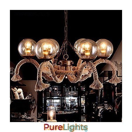 Designer Touch Decorative Chandelier Mini Style Vintage Metal