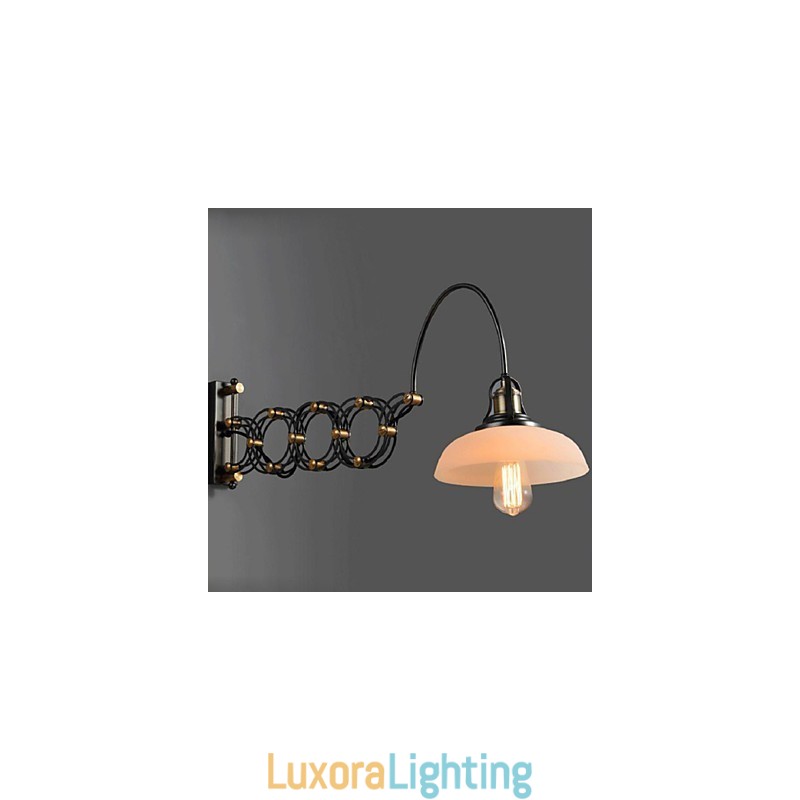 Designer Touch Decorative Vintage Industrial American Country Restaurant Bedroom Study Creative Staircase Aisle Lamp Telescopic Iron Wall Lamps