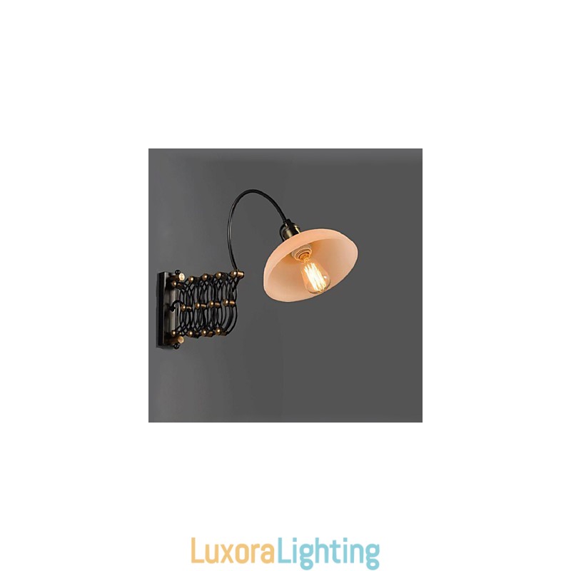 Designer Touch Decorative Vintage Industrial American Country Restaurant Bedroom Study Creative Staircase Aisle Lamp Telescopic Iron Wall Lamps