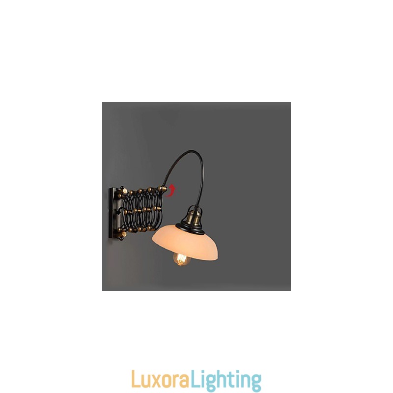 Designer Touch Decorative Vintage Industrial American Country Restaurant Bedroom Study Creative Staircase Aisle Lamp Telescopic Iron Wall Lamps